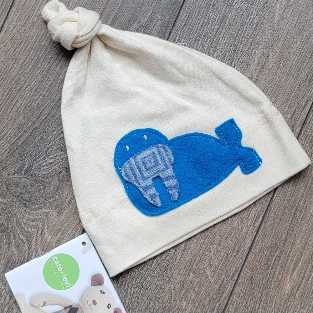 CATE & LEVI Organic Hat - Baby - Made in Canada NEW NWT 18-24MO Walrus